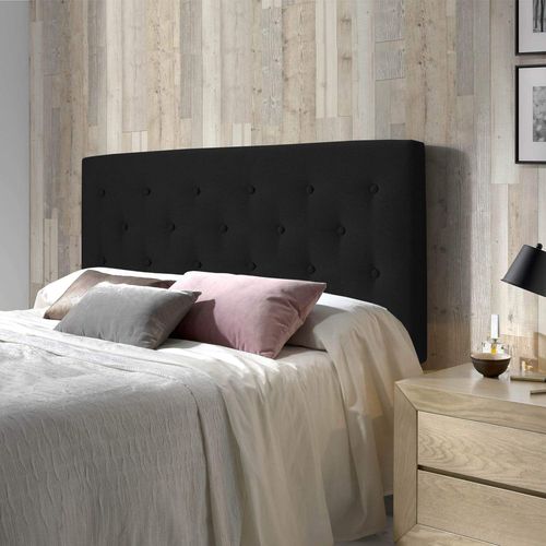 Tête De Lit Capitonnée Scandinave Oslo Gris Anthracite 140x100