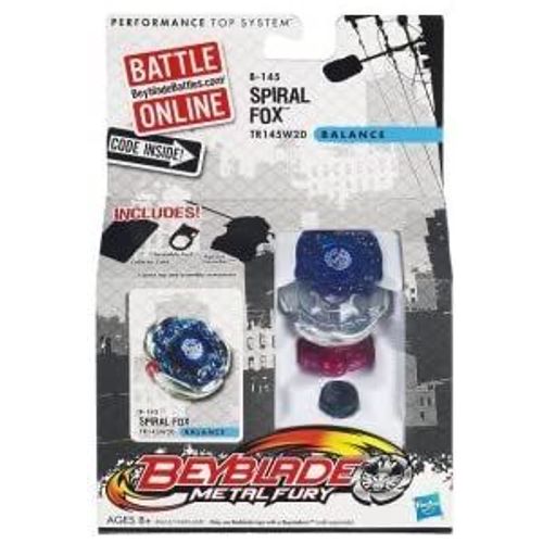 Beyblade Metal Fury B-145 Spiral Fox Tr145w2d Top