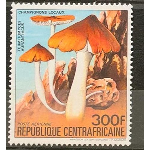 République Centrafricaine, Timbre-Poste Aérienne Y & T N° 308 A, 1984 - Champignons Locaux