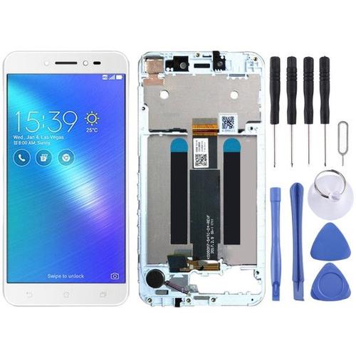 Écran Lcd Et Numériseur Complet Avec Cadre Pour Asus Zenfone Live Zb501kl X00fd A007 Blanc