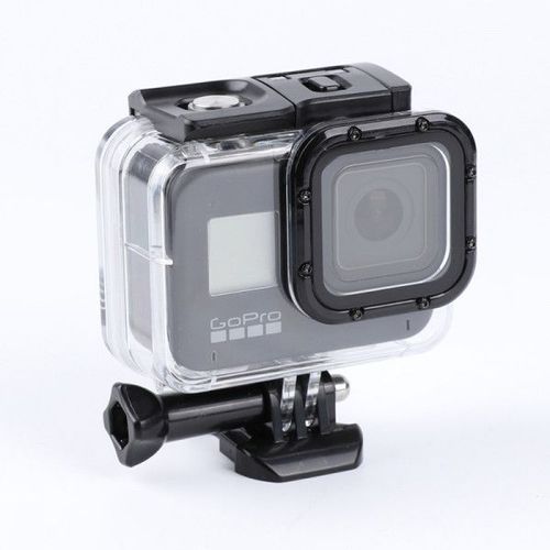 Boitier étanche GoPro Pour GoPro HERO8 Noir 45m Boîtier de protection avec support de base et vis à boucle transparent