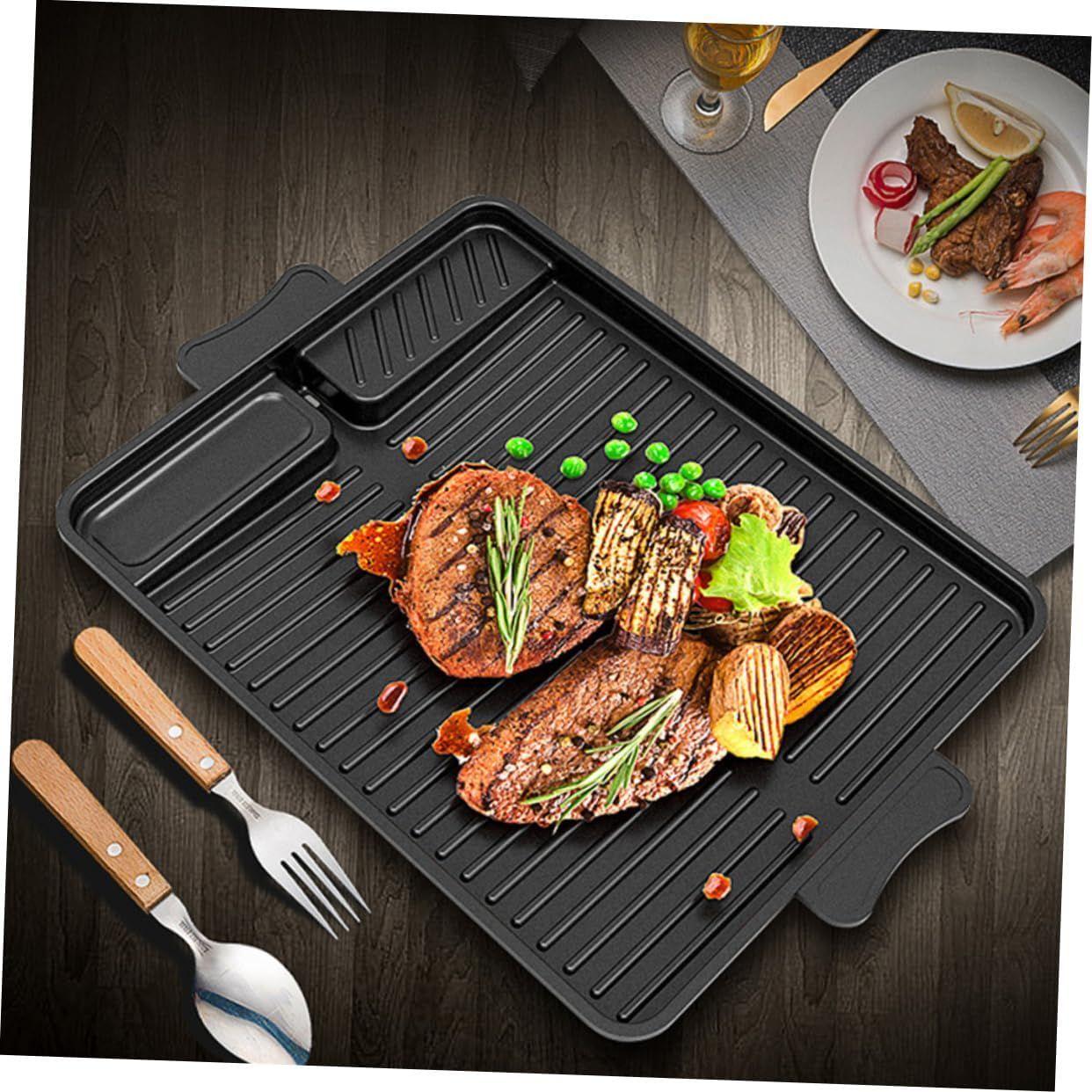 Noirx2pcs 2 Pices Assiette Barbecue Rtissoire Pole  Pois... - 6