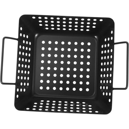 Noir Ustensiles De Cuisson Panier à Griller Plaque De Barbecue Antiadhésive Plaque De Gril Poêle à Griller Antiadhésive Spray En Acier Au Carbone Antiadhésif Extérieur Poêle à Frire