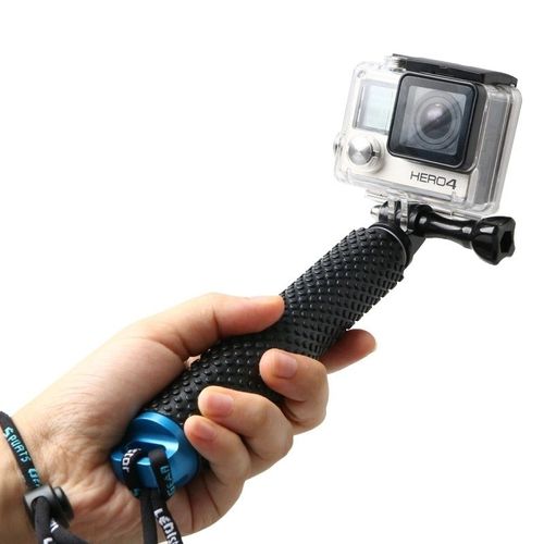 Pour GoPro HERO4 / 3 bleu + / 3/2, longueur maximum: 49cm Monopode extensible portatif de poche avec la vis