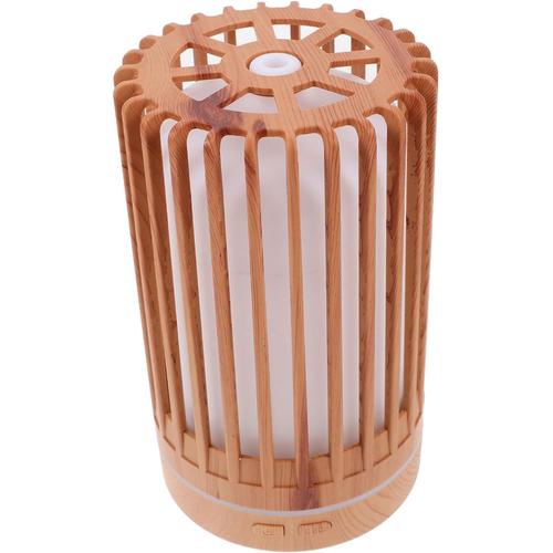 Comme Montré Intérieur Bois Grain Lanterne Usb Diffuseur Bureau Humidificateur Veilleuse Diffuseur Arôme Humidificateur Fournitures Ménagères Arôme Ornement Bureau Diffuseur Cadeau