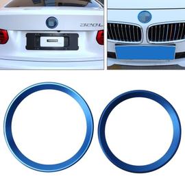 7 set BMW Bleu Blanc Insigne Capot Coffre Volant Enjoliveur roue NEUF
