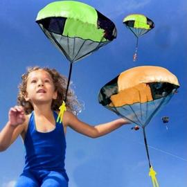 Parachute Jouet, Jetant à Main Jouet de Parachutiste Set
