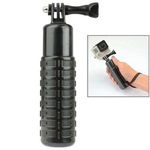 Stabilisateur noir pour GoPro Hero 4 / 3+ / 3/2/1 Bobber flottant Hand Grip poche avec dragonne + vis