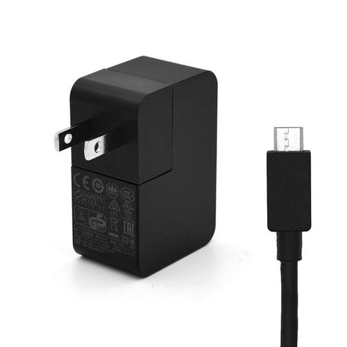 Pour Microsoft Surface 3, Samsung et autre tablette, / Huawei / Xiaomi / Meizu / LG / HTC autres smartphones, certifié CE US Plug 5.2V 2.5A AC adaptateur chargeur avec 1.5 m câble