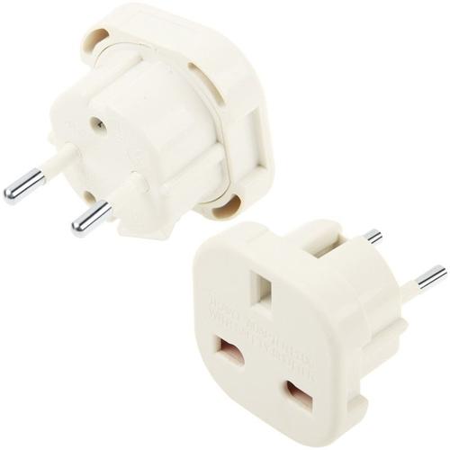 Haute Qualité UK Plug à blanc UE AC Mur Universel Voyage Power Prise Adaptateur