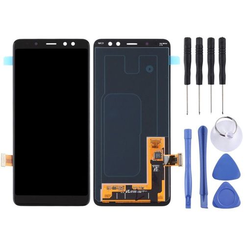 Ecran Lcd & Digitizer Assemblage Complet Pour Galaxy A8 2018 / A5 2018 / A530 Noir