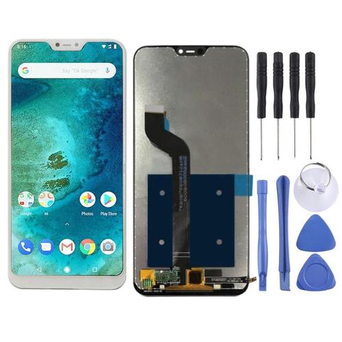 Ecran Lcd & Digitizer Assemblage Complet Pour Xiaomi Redmi 6 Pro Mi A2 Lite Blanc