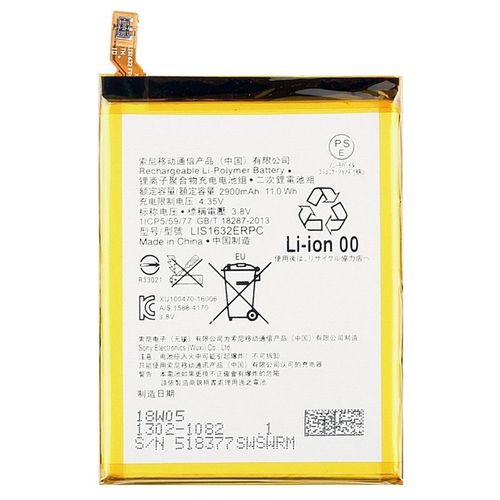 Batterie Lis1632erpc Li-Polymer 2900mah Pour Sony Xperia Xz / F8331 / F8332