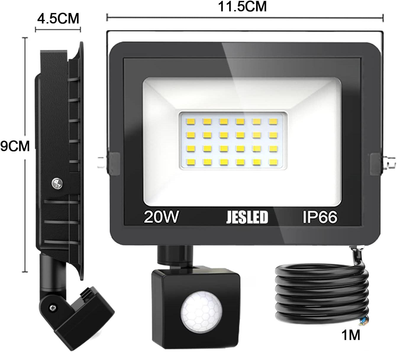 Aluminium 20w Spot Led Extrieur, 2200lm 24 Leds Projecteur ... - 7