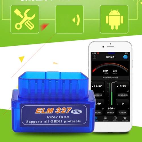 Lecteur De Code Outil Scan Voiture Scanner Obd V2.1 Mini Elm327 Obd2 Bluetooth Auto Obdii 2 Elm 327 Testeur Diagnostic Pour Android Windows Symbian