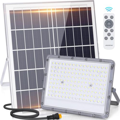 - Projecteur Solaire Led D¿Extérieur Avec Panneau Solaire¿ 200w. Projecteur Ultra Lumineux Avec Protection Ip65/Ik08. Lumière Solaire Extérieure Pour Jardins¿ Portes¿ Cours¿ Garages¿ Etc.