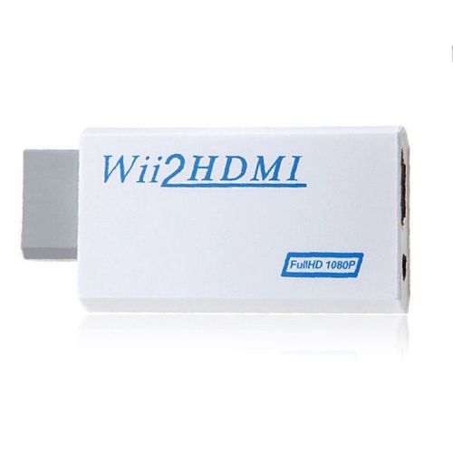 Adaptateur convertisseur Plug and Play Wii vers HDMI 1080p Wii 2 hdmi 3.5mm Boîte audio Wii-link pour Nintendo Wii