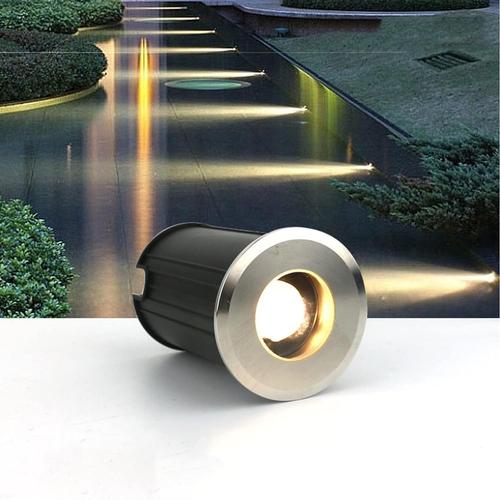 Warm White Spot Encastrable Led Exterieur - Lampe Jardin Enterré, Projecteurs Led D'extérieur Étanches Ip68, Projecteurs Encastrés Sous-Marins, Faisceau Étroit, Lumière De Collecte ( Color : Warm