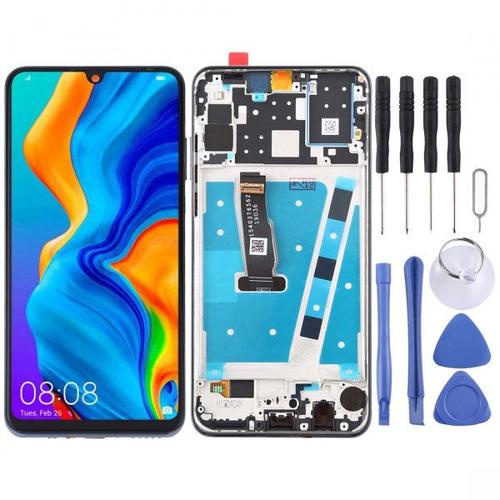 Ecran Lcd Et Assembleur Complet Digitaliseur Avec Cadre Pour Huawei P30 Lite / Nova 4e Noir