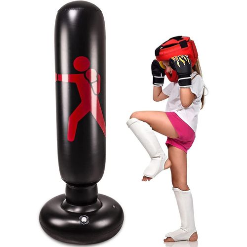 Sac De Boxe Gonflable Pour Enfants, Sacs De Boxe Autoportants Lourds Pour Ki