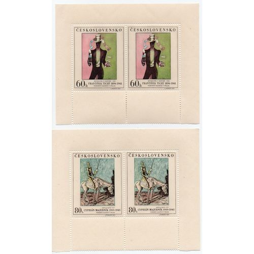 Tchécoslovaquie- Lot De 20 Timbres Neufs- Tableaux Divers