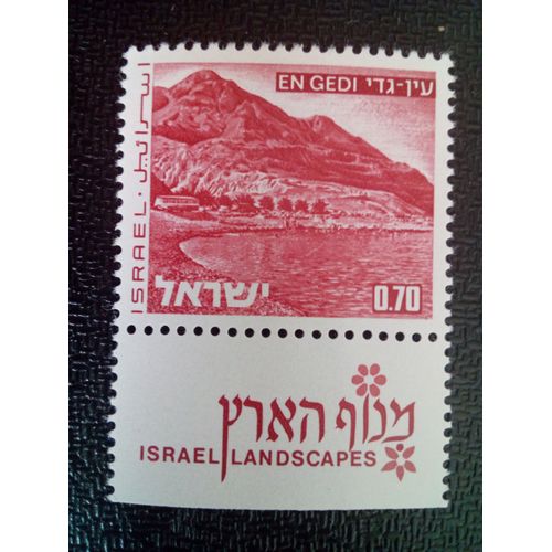 Timbre Israel Yt 467 Paysages D'israël Ein Gedi 1971 ( 010604 )