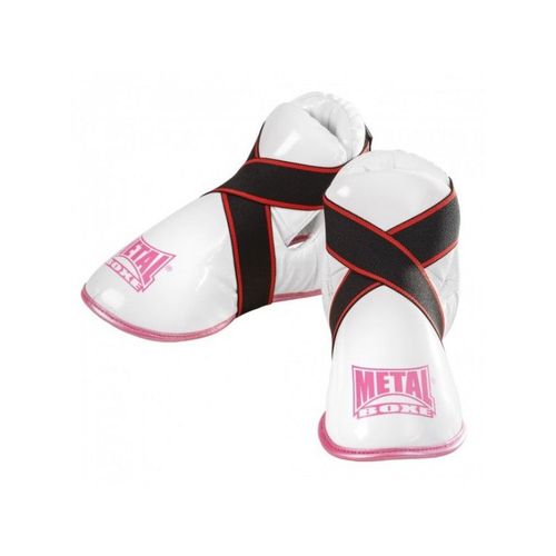 Protège Pieds Métal Boxe Blanc Et Rose---Protège Pieds Blanc Et Rose - S (Mb165spw)-Blanc----------Protège Pieds Blanc Et Rose - S (Mb165spw)----Blanc-