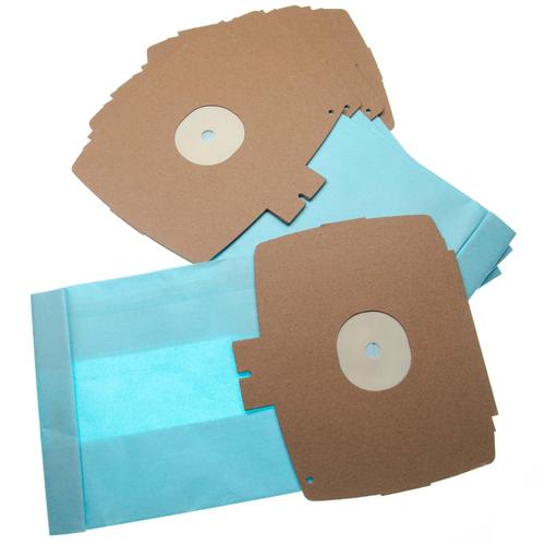 vhbw 10 sacs papier compatible avec Electrolux 113 466, 360, 375, 380, 390, 400, 720, 725, 728, 730, 735, 738 aspirateur 26.1cm x 15.05cm