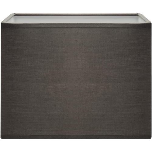 Gris Foncé Home Sweet Home Moderne Abat-Jour Block | Carré | 20/20/15,5cm | Anthracite | Abat-Jour En Tissu De Coton | Pour Douille De Lampe E27 | Testé Rohs | Pour Lampe De Table, Lampadaire