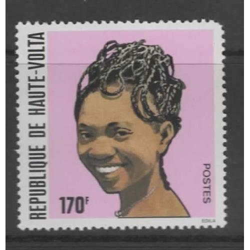 République De Haute-Volta, Timbre-Poste Y & T N° 592, 1983 - Coiffure
