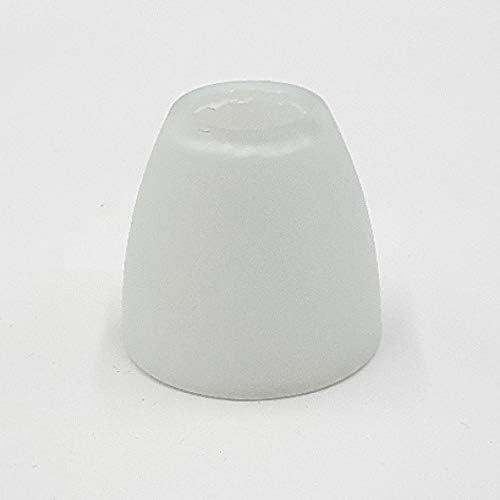 Blanc. Abat-Jour De Rechange En Verre Blanc Et Transparent En Forme De Spirale/À Pois E14 Pour Lampe À Led (Blanc Classique)