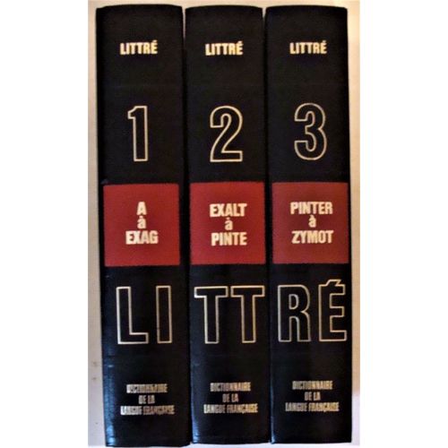 Littré 3 Volumes - Editions De Crémille, Genève
