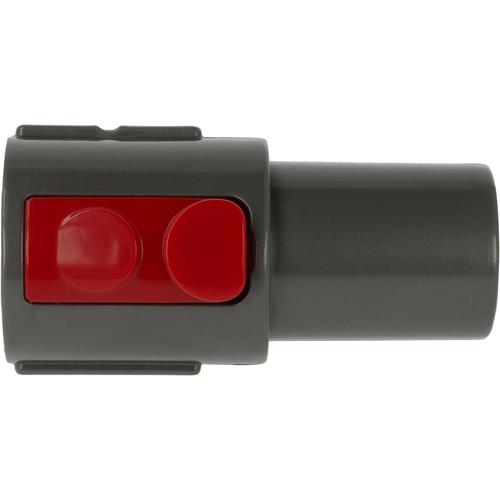 Adaptateur pour aspirateur à raccord 32mm compatible avec Dyson Big Ball Multifloor 2 - rouge/gris foncé, plastique