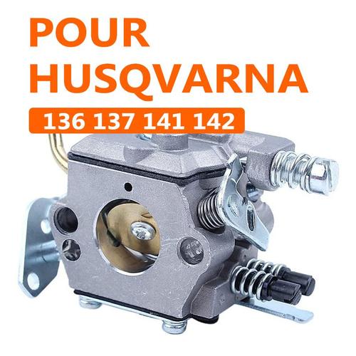 Carburateur Carb Pièces de Rechange pour Husqvarna 36 41 136 137 141 142 Tronçonneuse Remplace ,OEM 530071987 545013503, 530071492