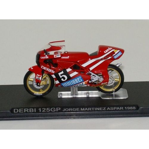 Moto Ixo 1/24 Derbi 125 Gp Jorge Martinez Aspar 1988-Ixo / Altaya