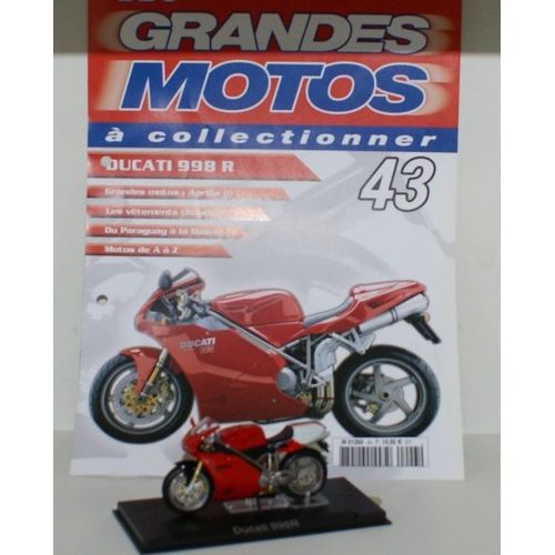 Moto Ixo 1/24 Ducati 998 R Avec Son Fascicule N 43-Ixo / Altaya