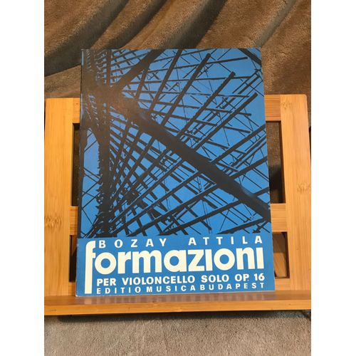 Bosay Attila Formazioni Pour Violoncelle Solo Opus 16 Partition Éditions Emb