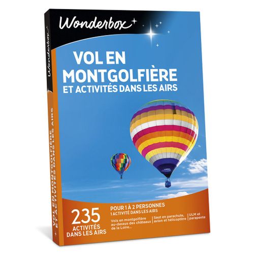 Coffret Wonderbox - Vol En Mongolfière Et Activités Dans Les Airs
