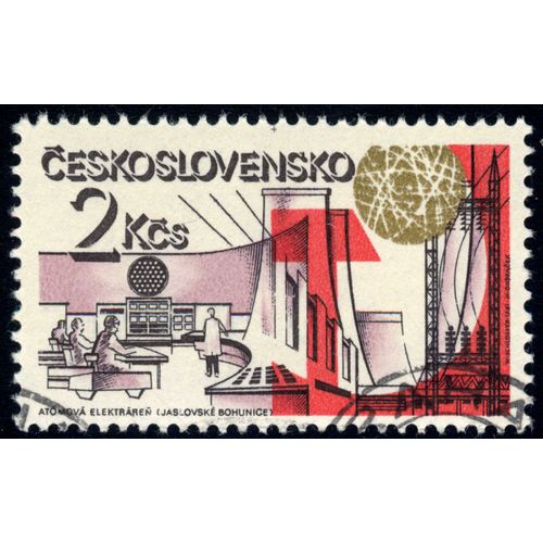 Timbre : Atomova Electraren.Jaslovske Bohunice.Ceskoslovensko.2kcs.