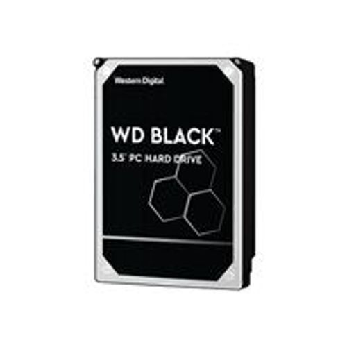 WD Black WDBSLA0060HNC - Disque dur - 6 To - interne - 3.5" - SATA 6Gb/s - 7200 tours/min - mémoire tampon : 256 Mo
