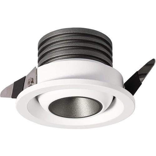 4000k Plafonnier encastré, spot de plafond blanc, downlight à angle réglable, mini spot de plafond, plafonniers LED 3 W, luminaire décoratif sur rail pour salon, 110 V-240 V