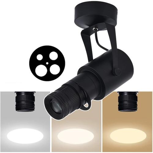 30w/B Spot Led Pinspot, Spots Zoom Pour Scène De Théatre, Spot Zoom Pour Éclairage Sur Rail Led 20w/30w, Éclairage Spot De Fond De Café Restaurant Ktv Bar,30w/B-6000k