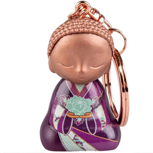 Porte clef de collection Little Buddha - Le bonheur