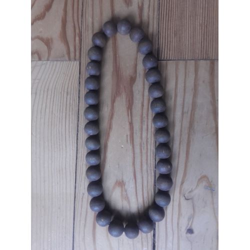 Collier En Perles En Bois
