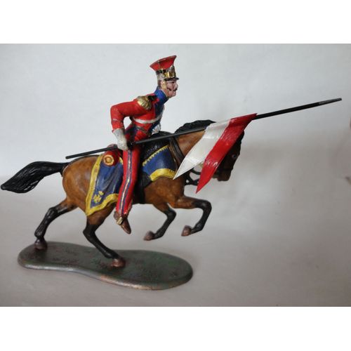 Figurine Mhsp Peinte Lancier De La Garde Impériale