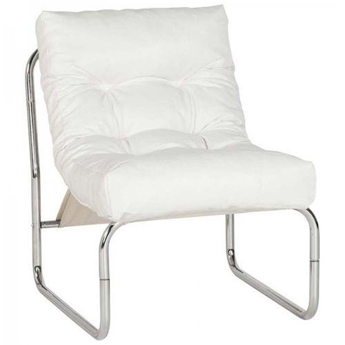 Paris Prix - Fauteuil Design "Clip" 76cm Blanc