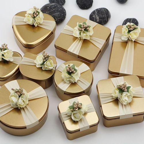 Coloré Kraft Papier Étain Boîte À Bonbons Cadeau Sac De Mariage Cadeau Bébé Douche Faveurs Fête D'anniversaire Fournitures Saint Valentin Cadeau  Z258
