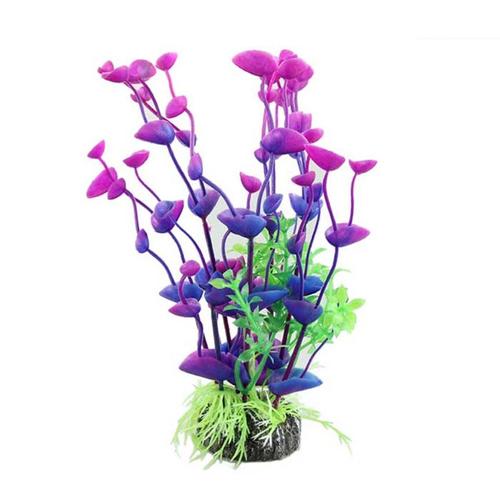 Plante d'aquarium Voberry violette/verte artificielle | Décoration de fleurs?  Aquarium réservoir de poissons? étangs décoration de poisson paysage ~Z2975  | Rakuten