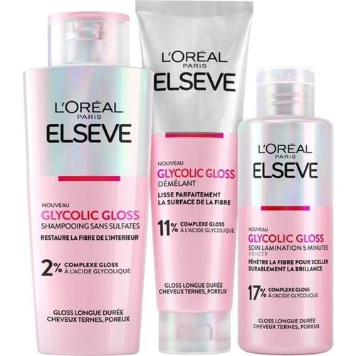 L'oréal Paris Elseve Glycolic Gloss - La Routine Complète Des Cheveux Ternes 