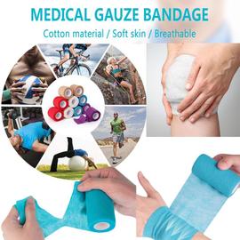 2.5cm X 500cm Kinésiologie Ruban Musculaire Bandage Gym Sports Coton Adhésif  Élastique